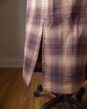 Load image into Gallery viewer, Long Flannel Plaid Duster with Fringe