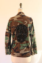 Load image into Gallery viewer, Sugar Skull and Star Upcycled Field Jacket