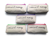 Load image into Gallery viewer, Montclair Made- zipper pouch with hand embroidery,