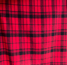 Load image into Gallery viewer, Scarlet Plaid Flannel Kimono