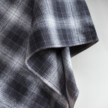 Load image into Gallery viewer, Black Night Plaid Kimono