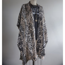 Load image into Gallery viewer, Animal Print Kimono - Clothing