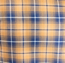Load image into Gallery viewer, Fields of Gold Plaid Flannel Kimono