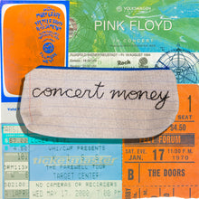 Load image into Gallery viewer, Concert Money Embroidered Pencil Pouch