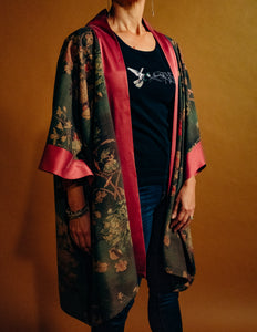 Vintage Peonies Kimono