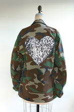 Load image into Gallery viewer, Wild Heart Upcycled Surplus Camo Jacket

