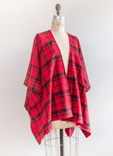 Load image into Gallery viewer, Scarlet Plaid Flannel Kimono
