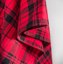 Load image into Gallery viewer, Scarlet Plaid Flannel Kimono
