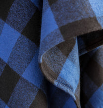 Load image into Gallery viewer, Buffalo Blue Plaid Flannel Kimono
