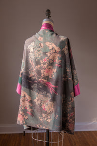 Vintage Peonies Kimono