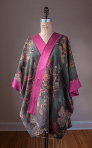 Vintage Peonies Kimono