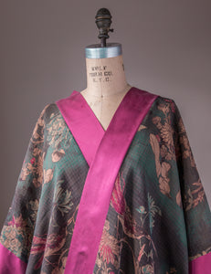 Vintage Peonies Kimono