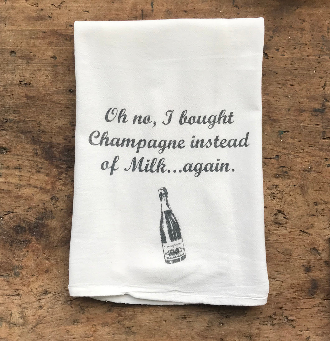 Champagne Tea Towel