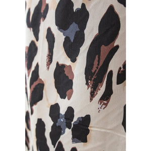 Leopard Brown Kimono Vest - Clothing