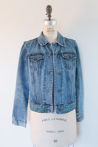 Among the Wildflowers Denim Jacket