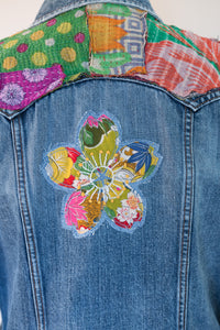 Among the Wildflowers Denim Jacket