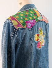 Load image into Gallery viewer, Among the Wildflowers Denim Jacket
